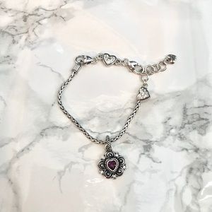 Brighton Jewelry Amethyst Bracelet